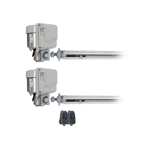 Kit Duplo Motor Portão Eletrônico Pivotante Gatter - Peccinin - Para 2 folhas até 1,5 m