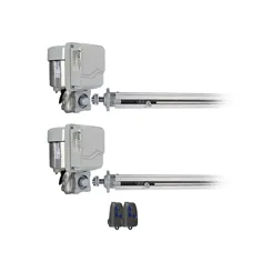Kit Duplo Motor Portão Eletrônico Pivotante Gatter - Peccinin - Para 2 folhas até 1,5 m