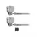 Kit Duplo Motor Portão Eletrônico Pivotante Gatter - Peccinin - Para 2 folhas até 1,5 m