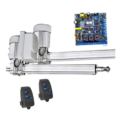 Kit Duplo Motor Portão Eletrônico Pivotante Super Alumínio - Peccinin