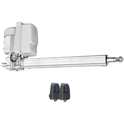 KIT Simples Motor Portão Eletrônico Pivotante Super Aluminio - Peccinin