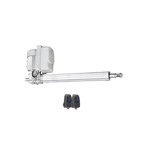 Kit Simples Motor Portão Eletrônico Pivotante Max Aluminio - Peccinin