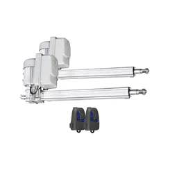 Kit Duplo Motor Portão Eletrônico Pivotante Max Aluminio Flash - Peccinin