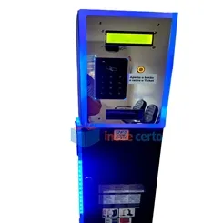 Totem Expedidor de Ticket, Código de Barras e QR-Code Pegasus