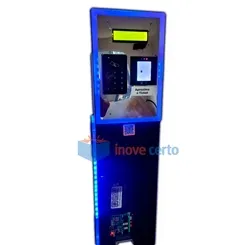 Totem Leitor de  Tickets, Código de Barras e QR-Code Pegasus